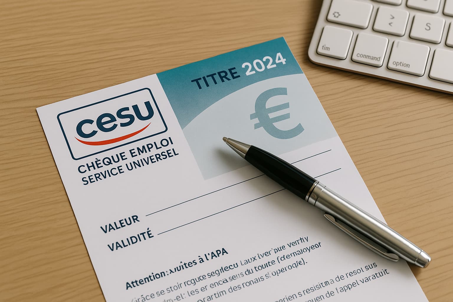 CESU ou chèque emploi service universel
